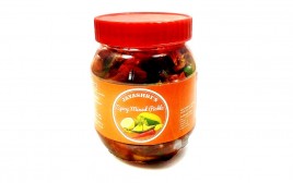 Jayashri's Spicy Mixed Pickle   Plastic Jar  500 grams